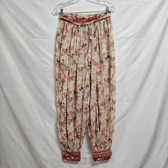 Free People Intimately Picnic Partay Pants Women Oversize XS Beige - Picture 4 of 14